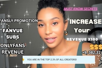 grow organic subscribers, onlyfans promotion fansly, twitter x, fanvue promotion
