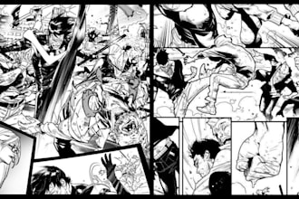 draw custom 2d manga, nsfw doujin, anime art, comic, waifu or fan art