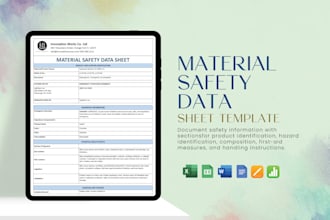 create a ghs compliant sds for amazon product