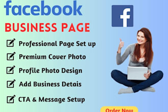 do facebook business page create, social media page setup,