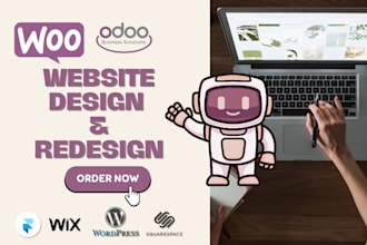 develop responsive odoo website, dynamic odoo themes, looka website, framer, wix