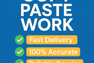 do fast copy paste data entry, PDF to word