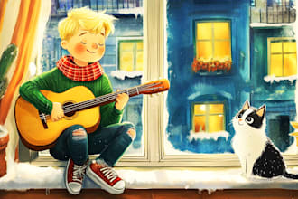 children story book illustration children story book illustration