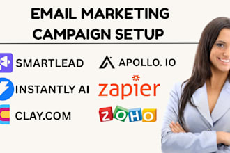 setup instantly ai automation workflow cold email campaign smartlead clay com
