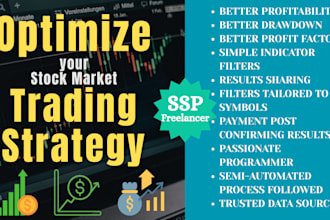 improve optimize your trading strategy using tradingview pinescript