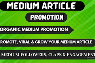 do massive medium article promotion