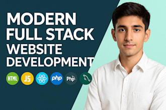 develop a responsive full stack website using lamp