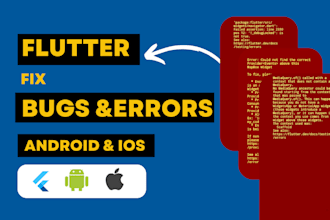 fix errors and bugs in your flutter app flutter errors