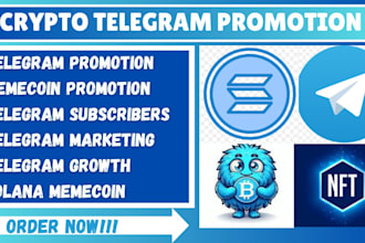 200x crypto memecoin holders, sol, nft, presale, twitter,web3 telegram promotion