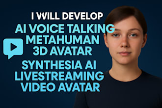 build ai voice talking metahuman 3d avatar, hipaa healthcare ai app, ai saas app