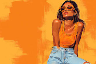 create a vector portrait or anything