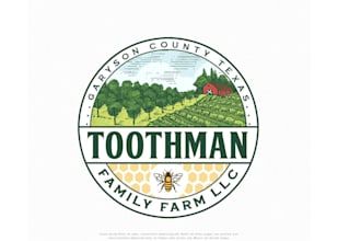 do forever heart farm, family farm, dave cole farms vintage logo