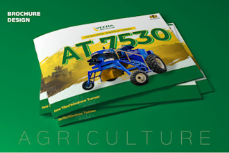 create a professional customized brochure design for your brand
