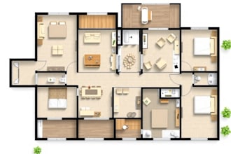 do architecture floor plan, house blue prints in chief architect, autocad
