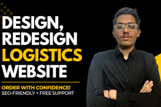 design a custom wordpress logistics website