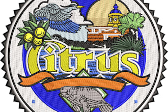 do embroidery digitizing logo into dst pes emb files