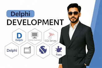 do delphi programming for desktop application sql server and bug fixes