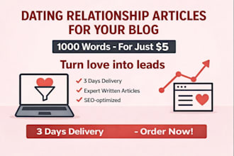 write 1000 words about dating relationship