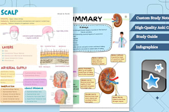 make notes, study guides and flashcards