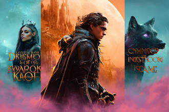 design fantasy, romance and sci fi book covers