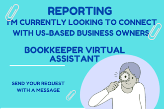 monthly bookkeeping with financial reports