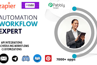 automate your apps using zapier, pabbly, integromat, webhooks, CRM integrations