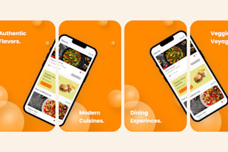 design app screenshots for app store and play store