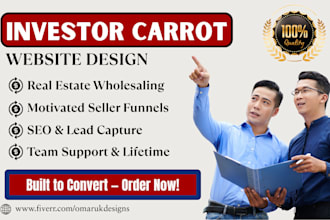 design your investor carrot, real estate wholesaling, motivated seller website