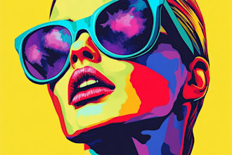create your photo into wpap pop art portrait