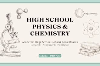 teach you physics and chemistry with clarity and ease