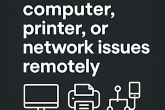 fix your computer, printer, or network issues remotely