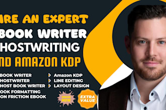 amazon KDP book publishing non fiction ebook ghostwriter book writer KDP editing