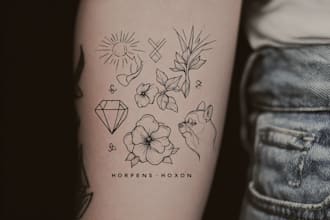 do make a aesthetic minimalist tattoo design