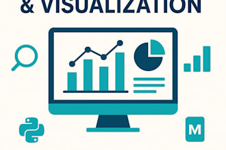 analyze and visualize data using python, spss, excel, or minitab