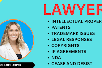 be intellectual property, trademark, patent and copyright infringement lawyer