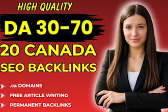 provide canada backlinks on high authority ca domains, canada guest post