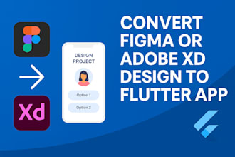 convert your figma design into a fully functional flutter app