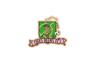 design unique funny crude soccer crest logo