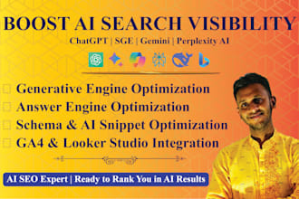 boost ai visibility with GEO and aeo SEO for chatgpt, sge, gemini, perplexity