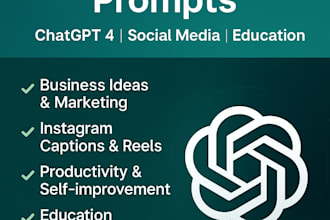 create powerful chatgpt prompts for business, content, and personal use
