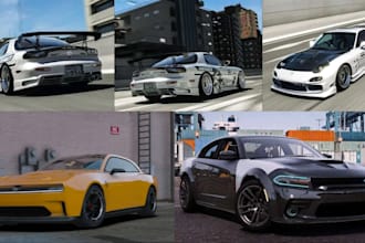 make custom mod and track for beamng, assetto corsa, iracing, sim games