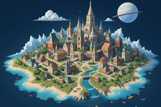 create your fantasy city map