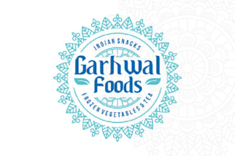 design popular indian food company logo