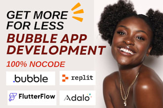 bubble io developer replit agent app saas mvp marketplace nocode replit bubble