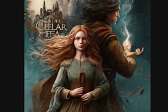 illustrate fantasy book covers and ebook covers