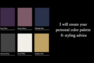 create your personal color and style palette