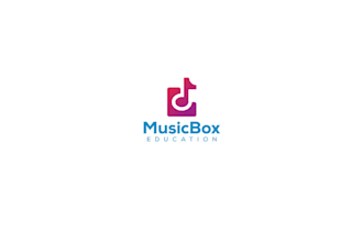 design awesome combining music boxes logo