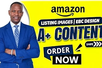 design amazon listing images,product photo, infographics,ebc and a plus content