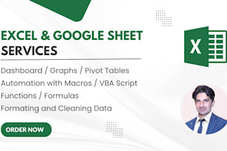 automate excel and google sheet with macros and vba script