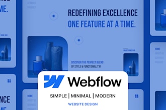 design or develop a webflow website, figma to webflow